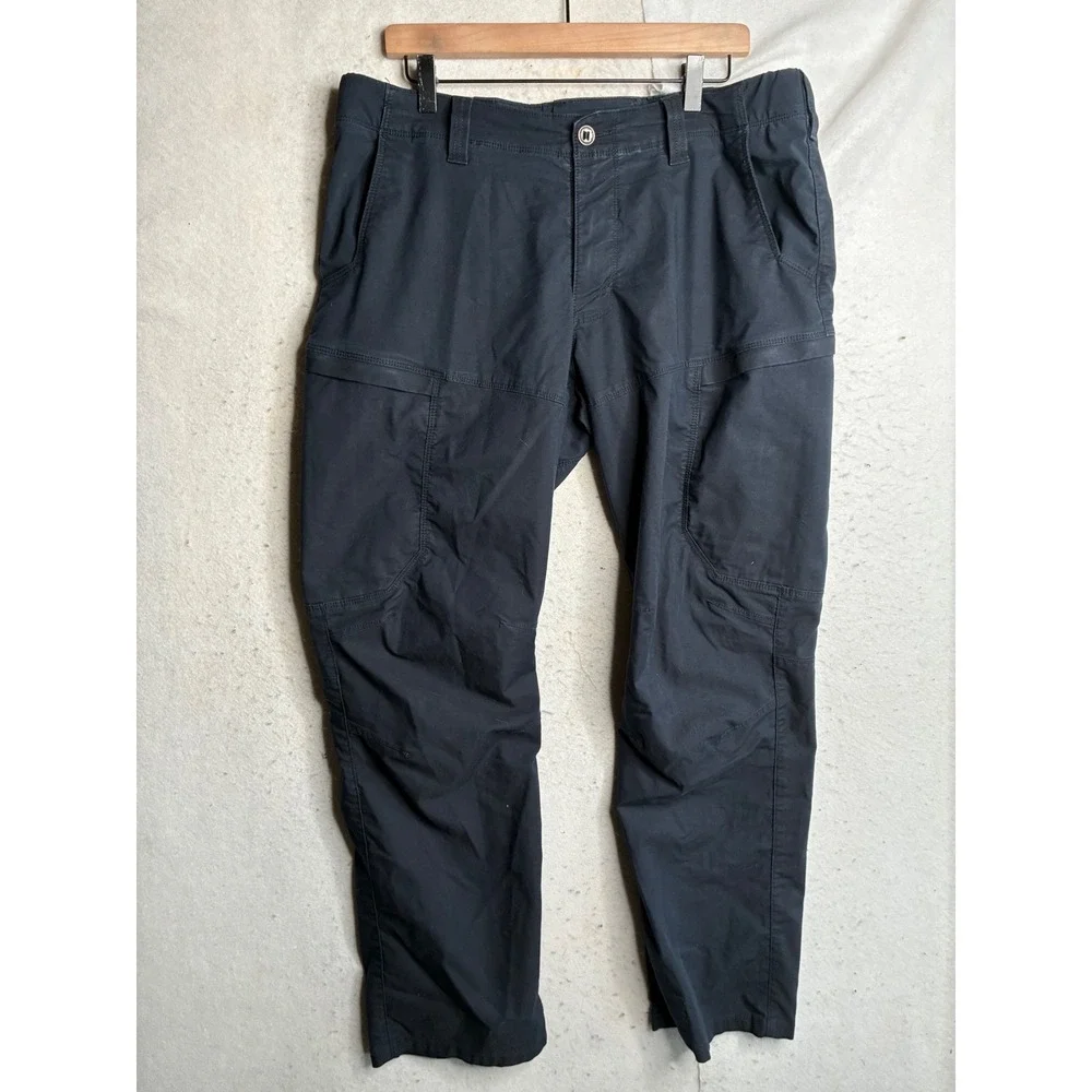 5.11 Tactical Mens Cargo Pants Dark Navy Blue Multi-Pocket 36x32 Outdoor Work